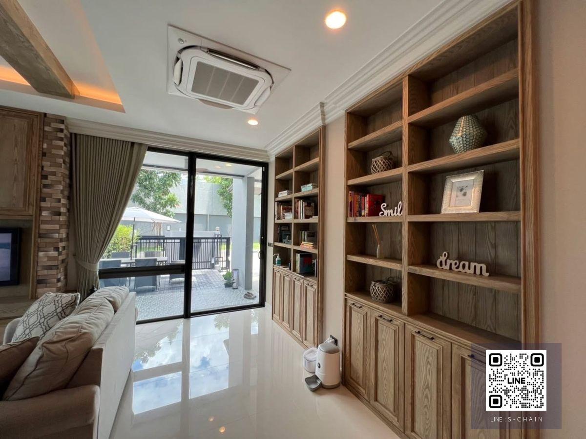 ✨🏡HOME FOR RENT/SALE🍀 Setthasiri Krungthepkreetha 2>> บ้านสวย บรรยากาศร่มรื่น ถนนกว้างขวาง ขนาด 404 ตร.ม บ้านหัวมุม !! สุด ไพรเวท 5 ห้องนอน  ใกล้ รร.นานาชาติ #LV-MO1746