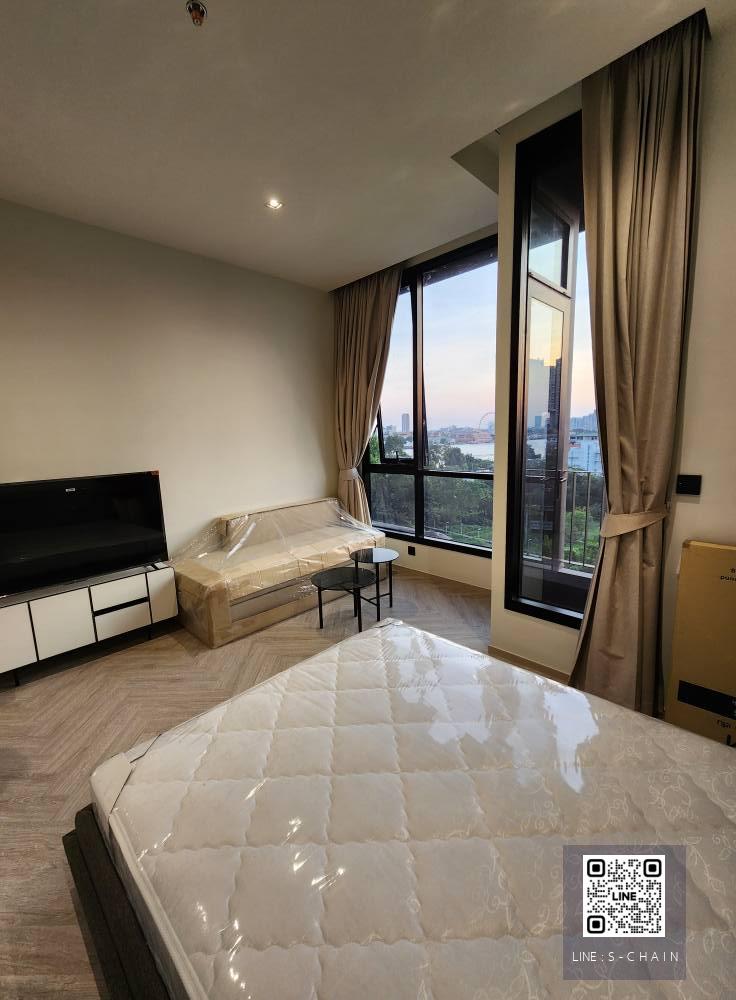 🚩FOR RENT>> Chapter Charoennakhon Riverside>> ห้องขนาด 25.50ตรม เพดานสูงโปร่ง ชั้น 6 วิวแม่น้ำเจ้าพระยา / เอเชียทีค #LV-MO1228