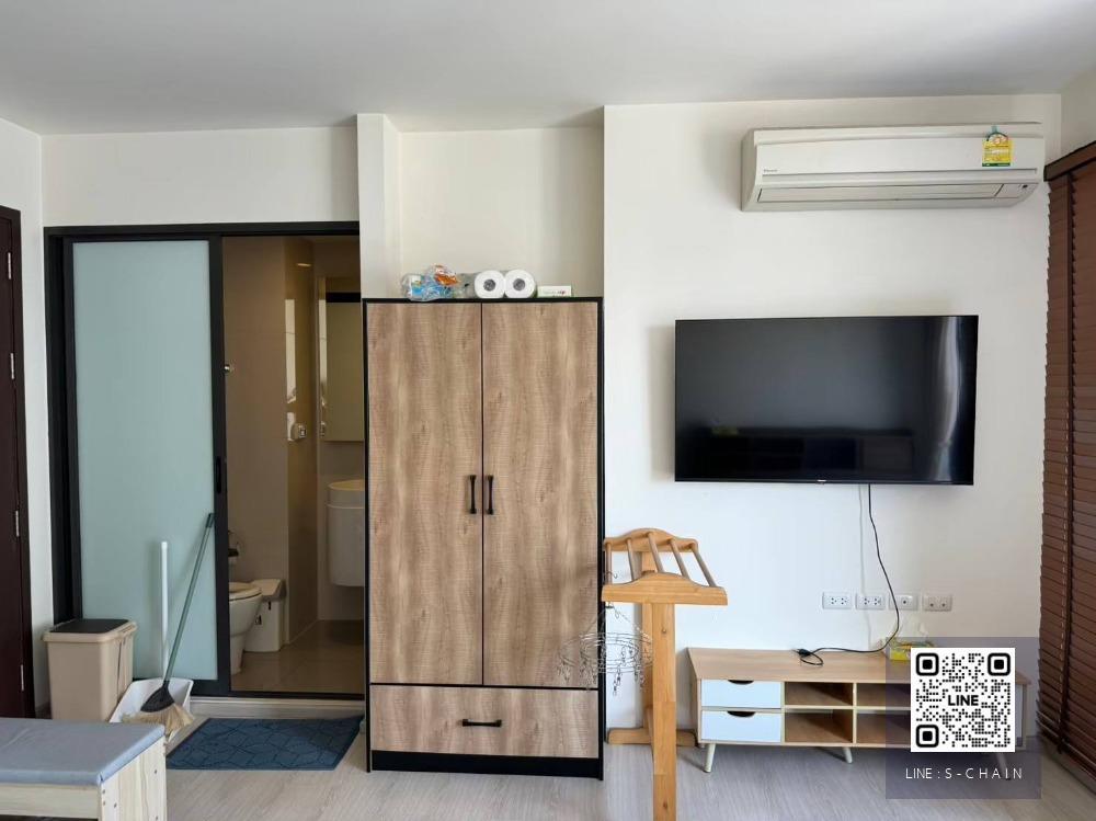 ⭐📢FOR RENT>> RhyTHm Asoke>> ห้อง Studio ขนาด 22 ตร.ม. ชั้น 17 วิวเมือง✨ เฟอร์นิเจอร์ครบชุด พร้อมเครื่องใช้ไฟฟ้าครบครัน ใกล้ MRT พระราม 9 #LV-MO746