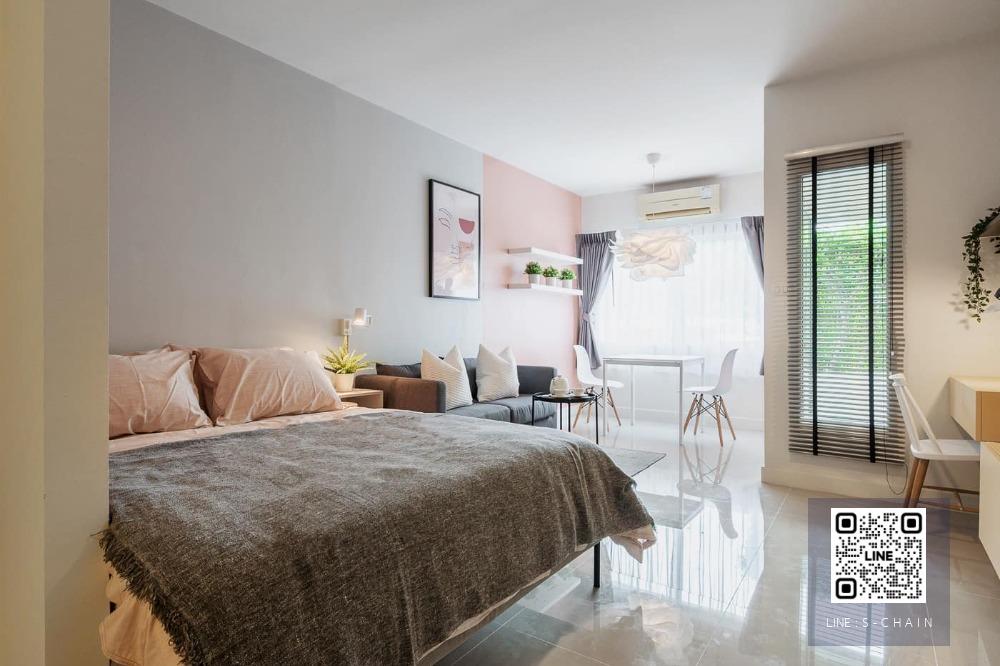 ⭐🌳FOR RENT>> A Space Sukhumvit 77>>  ขนาด 37 ตร.ม.ตึก H ชั้น 1 ตึกหน้าสุด ระเบียงกว้าง เฟอร์นิเจอร์พร้อมเครื่องใช้ไฟฟ้า #LV-MO819