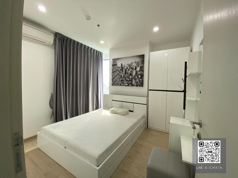 FOR RENT>> IDEO Q Chula - Samyan>> 2ห้องนอน ชั้น 10 ห้องมุม เห็นวิวรอบด้าน เฟอร์นิเจอร์พร้อมเครื่องใช้ไฟฟ้าครบ #LV-MO332