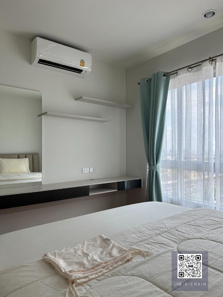 FOR RENT>> The President Sukhumvit - Samutprakan>> ชั้น 18 ขนาดห้อง 33.6 ตร.ม. ห้องสวย วิวโล่ง เย็นสบาย พร้อมเฟอร์นิเจอร์ ติด BTS แพรกษา #LV-MO313