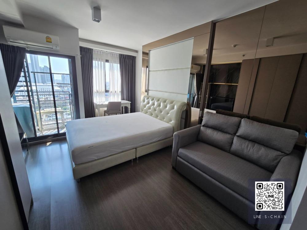🎏FOR RENT>> I Deo Sukhumvit 93>> 🍀เพียง 15 เมตรถึง BTS บางจาก ห้อง Studio 25.62 ตร.ม. ตึก A ชั้น19 Fully furnished #LV-MO1143