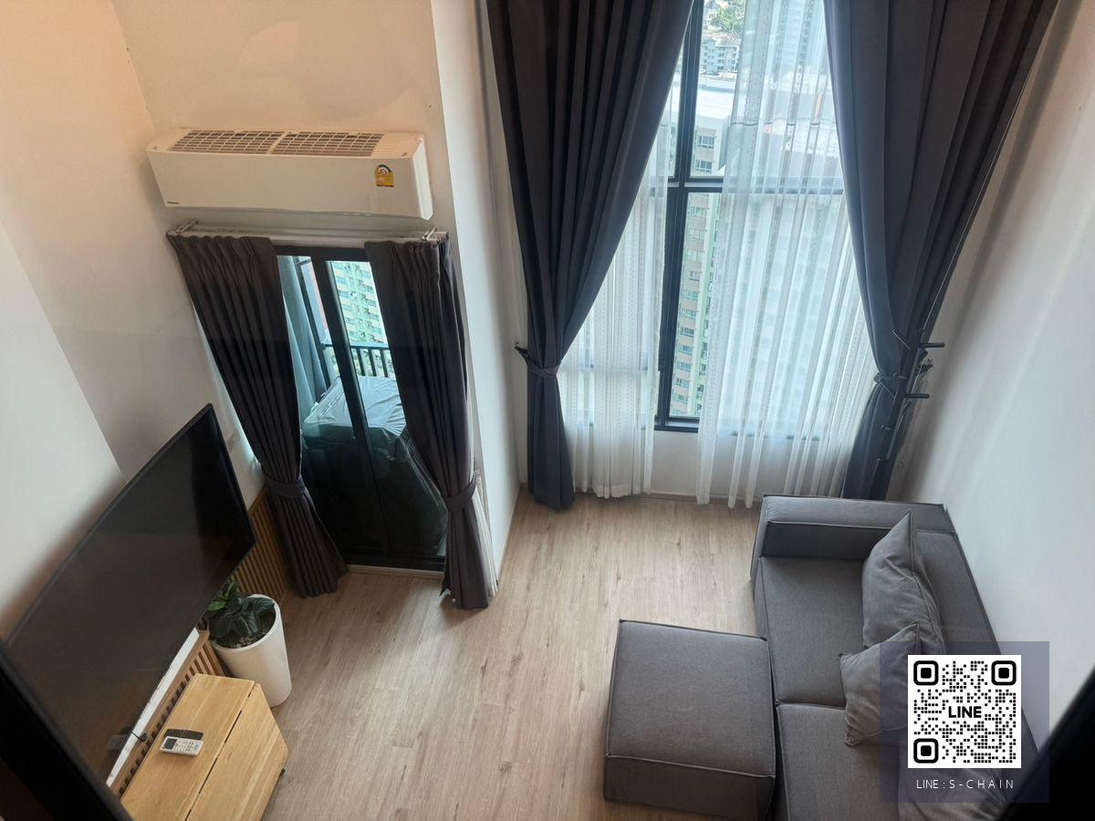 📢FOR RENT 🎊The Rich Rama 9 - Srinakarin>> คอนโดติดแอร์พอทลิ้งค์หัวหมาก ห้อง Duplex 37 ตร.ม ชั้น 28 เฟอร์นิเจอร์ครบพร้อมเครื่องใช้ไฟฟ้า #LV-MO1724