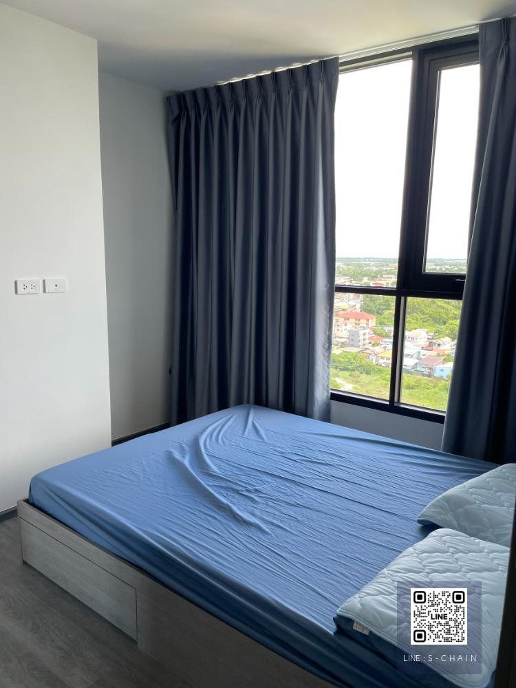 FOR RENT>> The Origin Sukhumvit - Sailuat E22 Staion>> 2 ห้องนอน ชั้น 18 เฟอร์นิเจอร์ครบ ใกล้ BTS สายลวด #LV-MO383