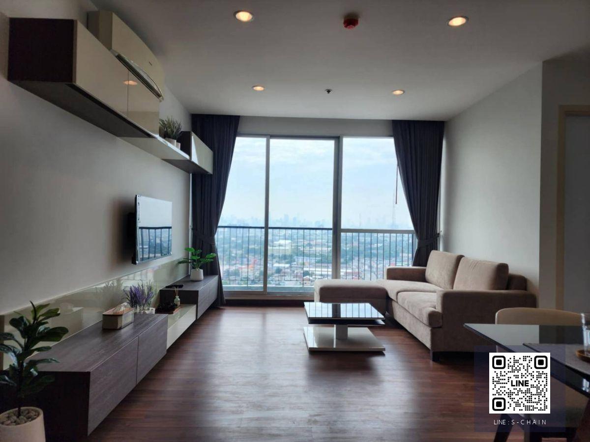 FOR RENT 📢Chewathai Interchange ⭐ติด MRT เตาปูน  ชั้น 23 สามารถเดินออกสวนลอยฟ้าได้เลย TYPE 2 ห้องนอน ขนาด 62.30 ตรม. วิวฝั่งรัฐสภาฯ #LV-MO1750