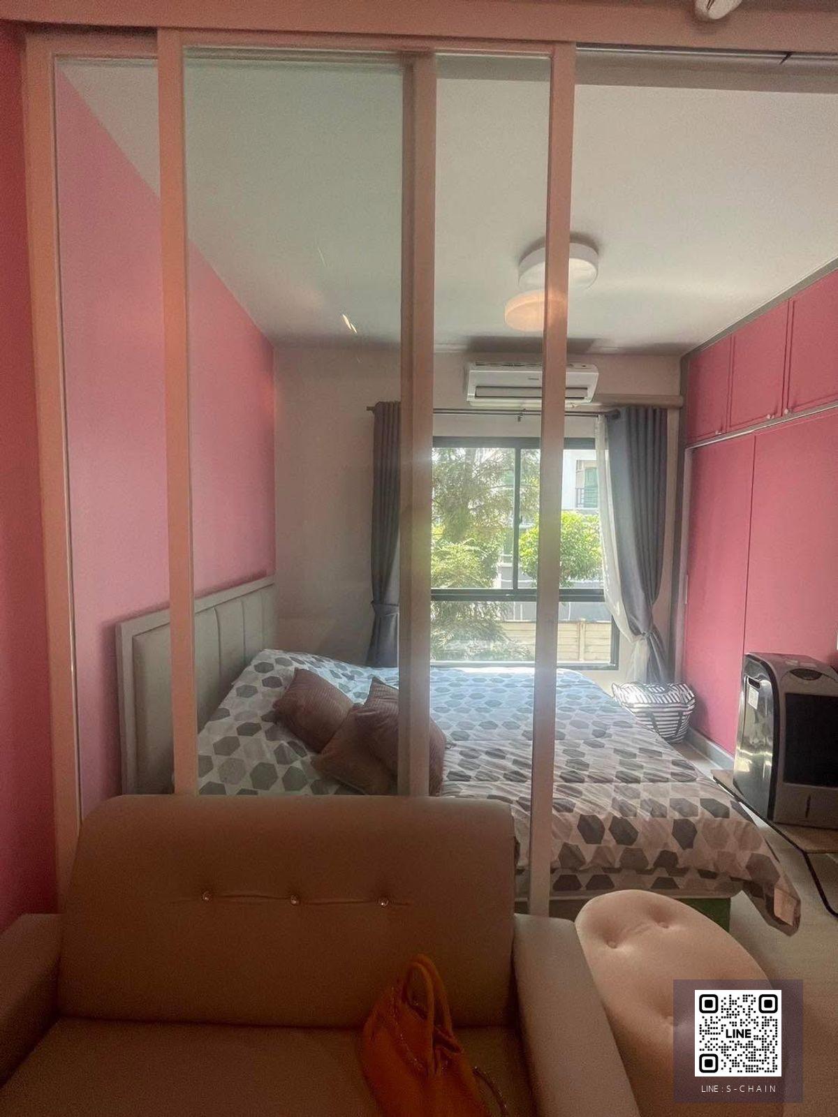 🌈FOR RENT🔥 Unio Ramkhamhaeng - Serithai>> ชั้น 2 อาคาร C หลังห้องไม่ทึบ อยู่หน้าโครงการ เฟอร์นิเจอร์ครบ พร้อมเครื่องใช้ไฟฟ้า ใกล้ NIDA /ม.รามคำแหง #LV-MO1558