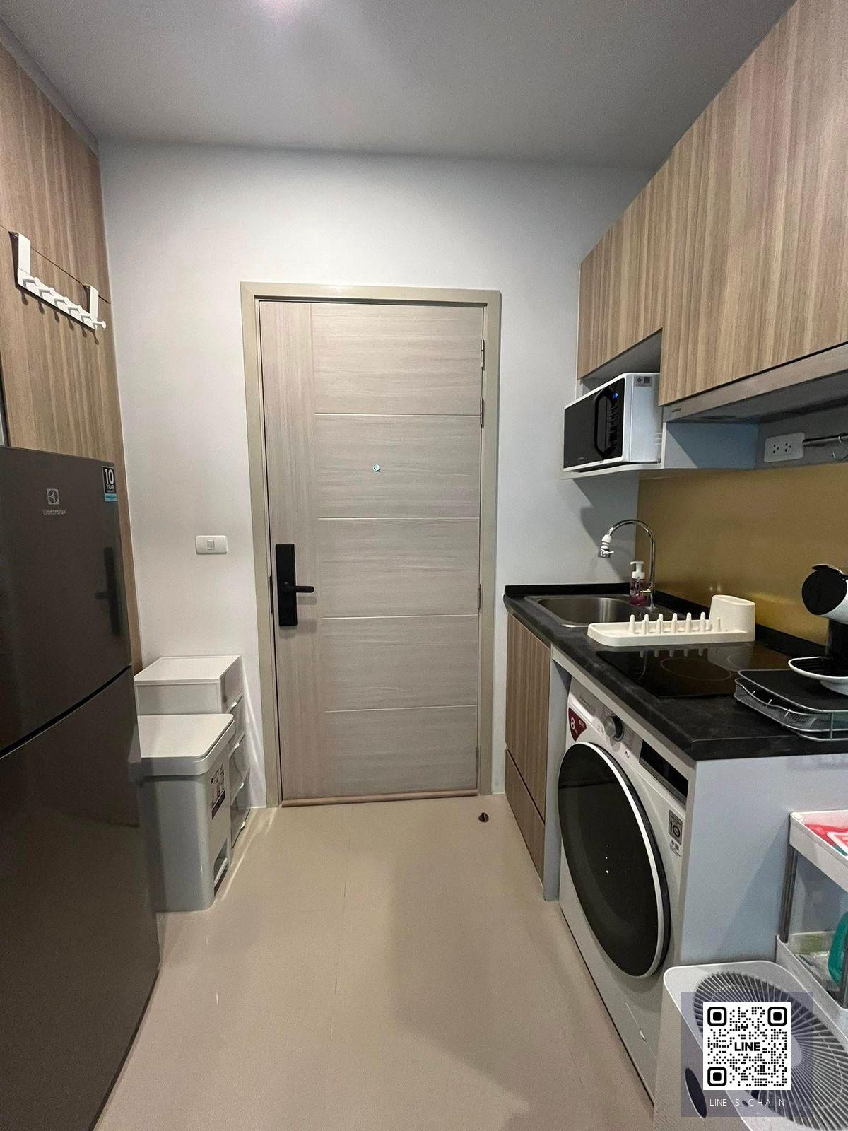 FOR RENT>> 📢BRIXTON Pet & Play Sukhumvit 107 🐶🐱 Pet-friendly ตึก C ซอยแบริ่ง 4 ใกล้ BTS แบริ่ง 600 ม. 27 ตร.ม. ชั้น 3 ✅ เฟอร์นิเจอร์ครบ + เครื่องใช้ไฟฟ้าพร้อมเข้าอยู่ #LV-MO1636