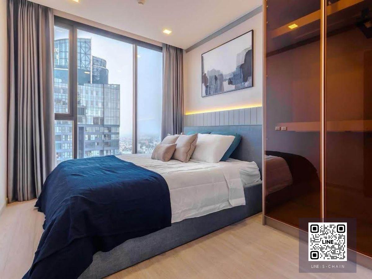 📢🌺FOR RENT>> One9Five Asoke - Rama 9 ⭐ใกล้ Central พระราม 9 / MRT พระราม 9 ชั้น 58 ตึก A   ทิศเหนือ ไม่ร้อน เฟอร์นิเจอร์และเครื่องใช้ไฟฟ้าครบ #LV-MO1924