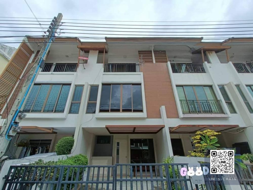 TOWN HOME FOR RENT>> The Private Sukhumvit - Bangchak>> ทาวน์โฮม 3 ชั้น ใกล้ทางด่วนสุขุมวิท 62 ติด BTS บางจาก ตกแต่ง Built-in ครบ พร้อมอยู่ #LV-MO115