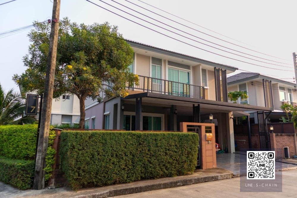 HOME FOR RENT>> หมู่บ้าน ภัสสร เพรสทีจ ลุกซ์ พัฒนาการ>> บ้านเดี่ยว 2 ชั้นหลังมุม  ตกแต่งสวย เฟอร์นิเจอร์ Built-in  พร้อมเครื่องใช้ไฟฟ้าครบ 3 ห้องนอน #LV-MO127
