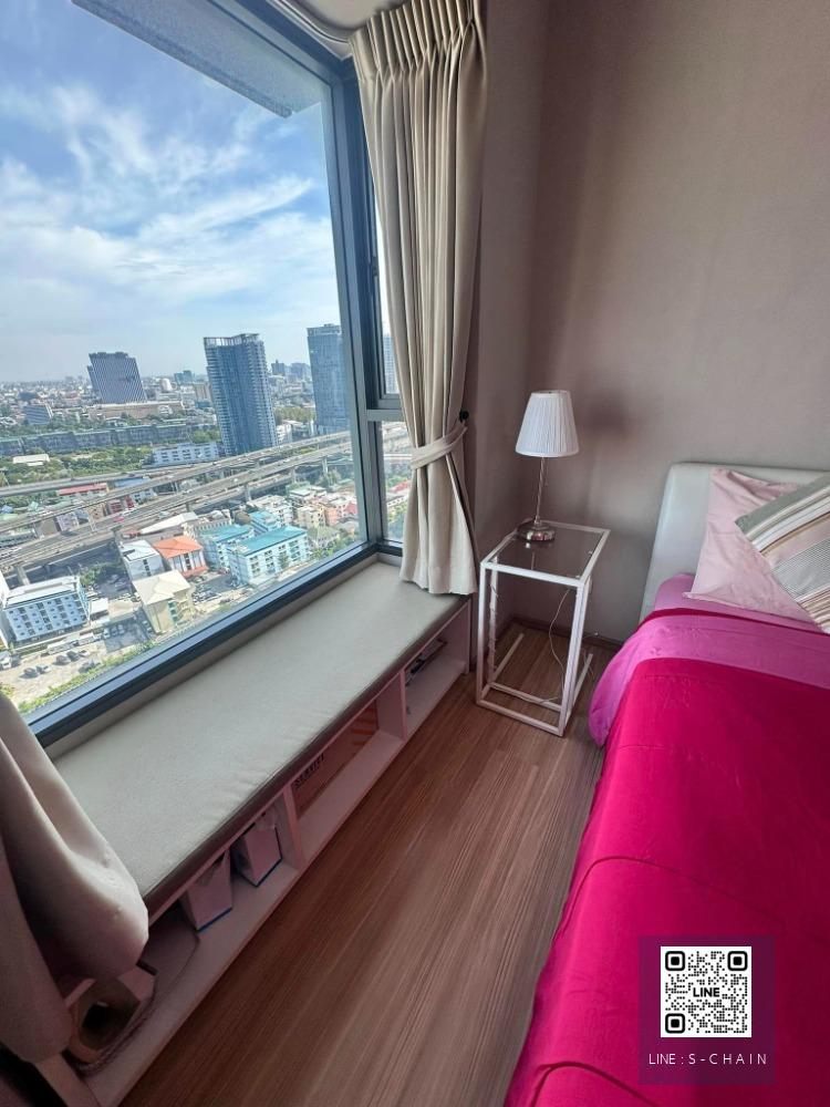 🔥FOR RENT>> Fuse Mobius Ramkhamhaeng Station>> ติดรถไฟฟ้า แอร์พอสลิ่งรามคำแหง  ชั้น 30 ตึก B วิวสวย 29 ตรม.  เฟอร์นิเจอร์ และเครื่องใช้ไฟฟ้า #LV-MO1346