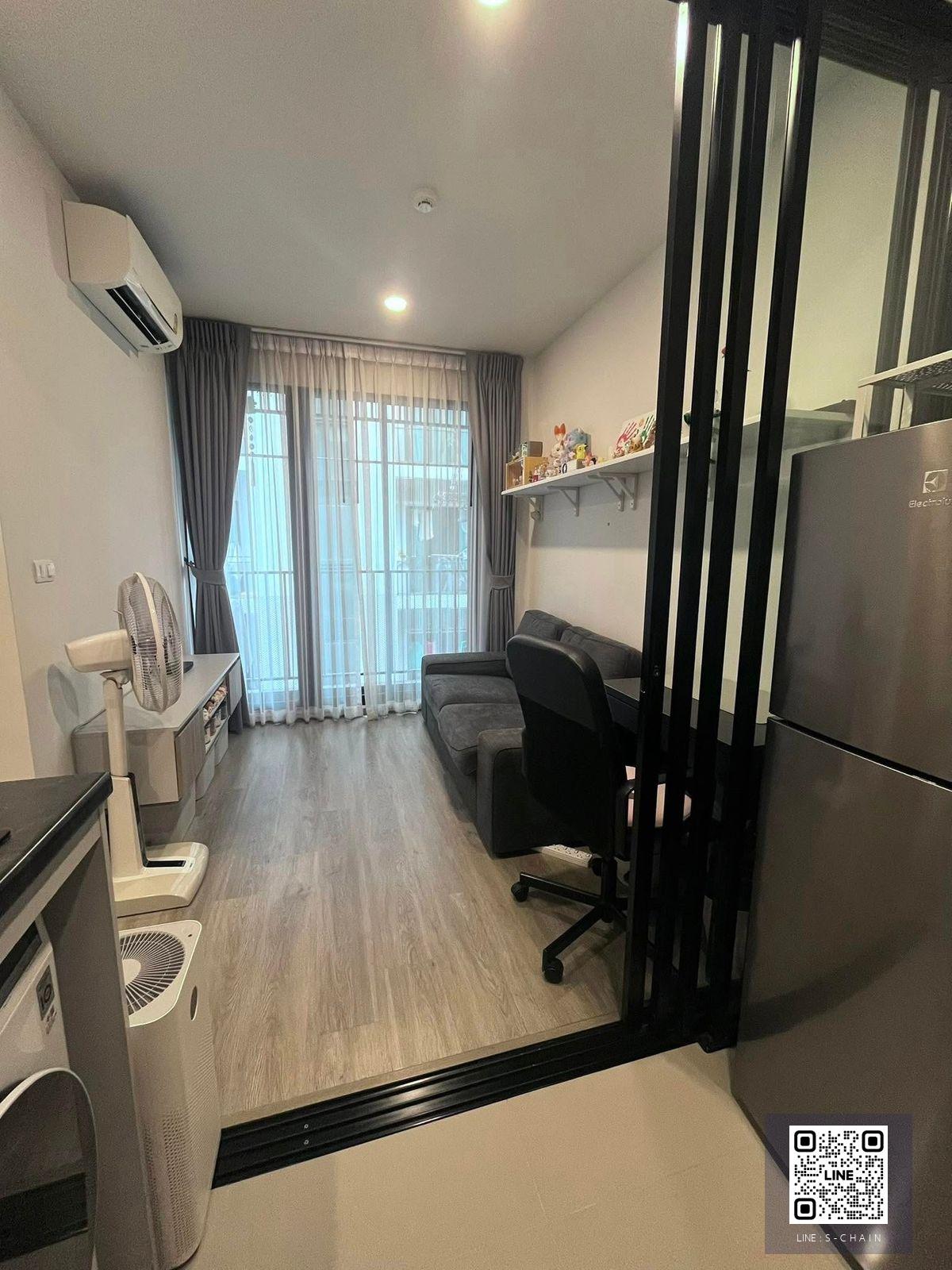 FOR RENT>> 📢BRIXTON Pet & Play Sukhumvit 107 🐶🐱 Pet-friendly ตึก C ซอยแบริ่ง 4 ใกล้ BTS แบริ่ง 600 ม. 27 ตร.ม. ชั้น 3 ✅ เฟอร์นิเจอร์ครบ + เครื่องใช้ไฟฟ้าพร้อมเข้าอยู่ #LV-MO1636