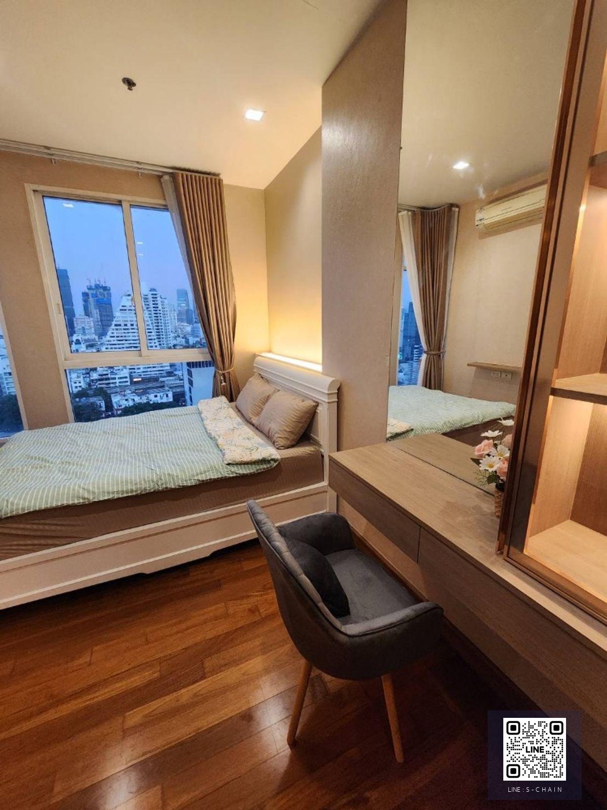 🔥FOR RENT>> Ivy Sathorn 10 📢🌈ห้องกว้าง ใกล้ BTS ช่องนนทรี ชั้น 18 ขนาด 40 ตร.ม เฟอร์นิเจอร์ครบ #LV-MO2008