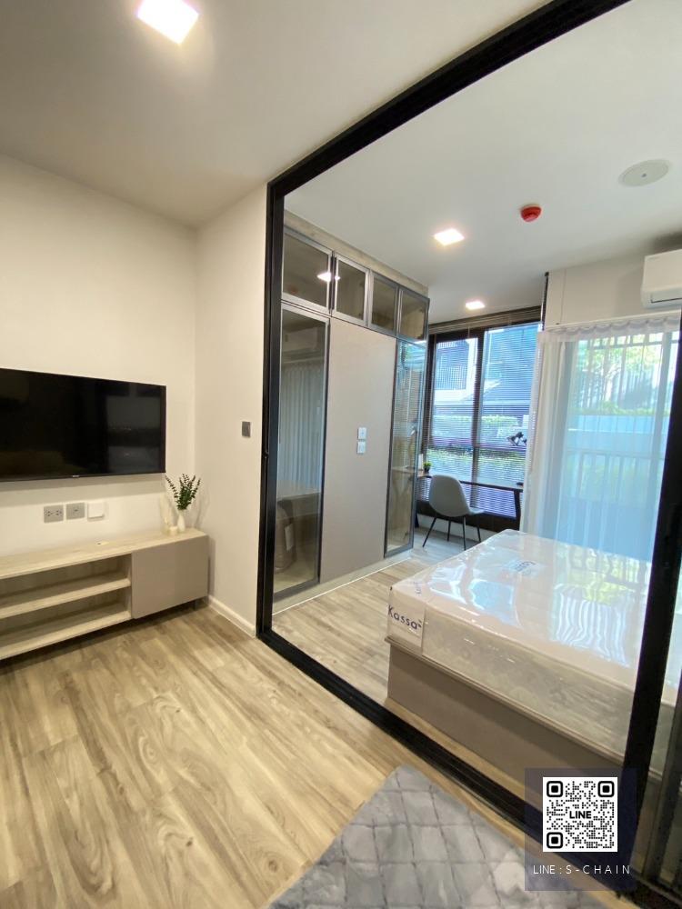 🎉🌈FOR RENT>> Kave Salaya Condo>> ห้อง 1 bedroom วิวทางรถไฟ ขนาด 23 ตรม. ชั้น 5 เฟอร์นิเจอร์ พร้อมเครื่องใช้ไฟฟ้าครบครัน พร้อมอยู่ #LV-MO493  อาคาร B