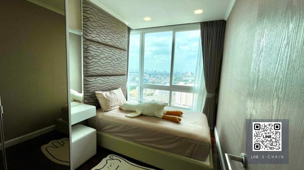 FOR RENT>> The Metropolis Samrong>> 2 ห้องนอน ชั้น 27 ตึก A ห้องสวย แต่งครบ พร้อมเครื่องใช้ไฟฟ้า ใกล้ BTS สำโรง #LV-MO393