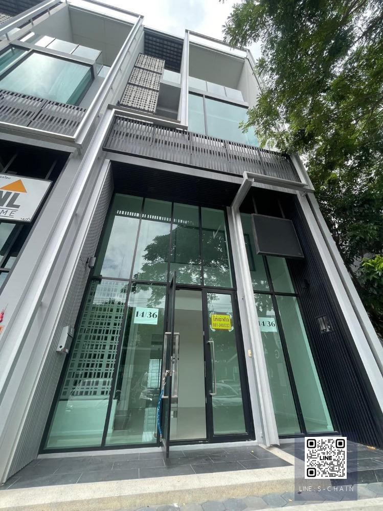 HOME OFFICE FOR RENT>> โครงการคาสเคด-บางนา>> อาคารพาณิชย์ 4 ชั้น ติดถนนบางนา-ตราด #MO-2743