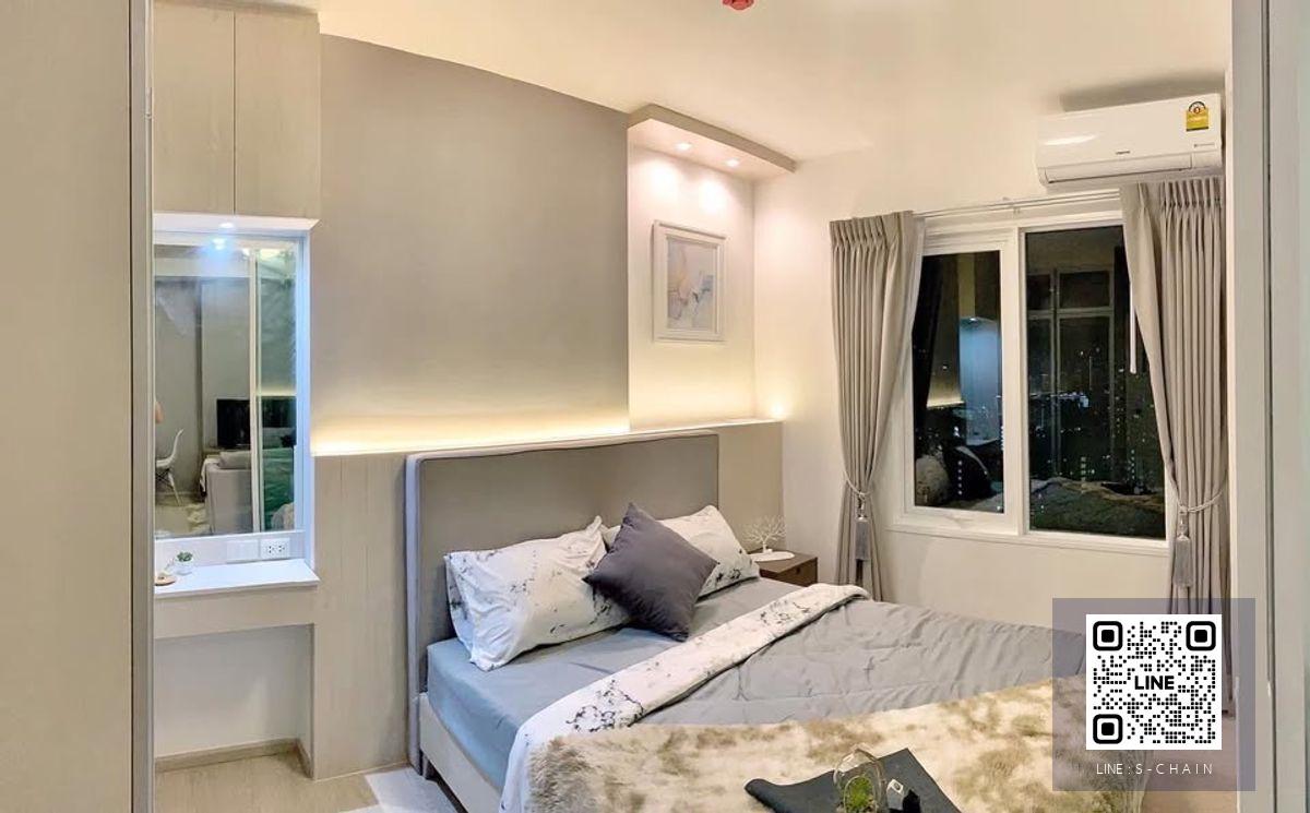 🔥📢FOR RENT>> Chapter One Eco Ratchada - Huaikwang ✨ใกล้ MRT ห้วยขวาง  ตึก H  ชั้น 18 เฟอร์นิเจอร์ครบพร้อมเครื่องใช้ไฟฟ้า #LV-MO1751