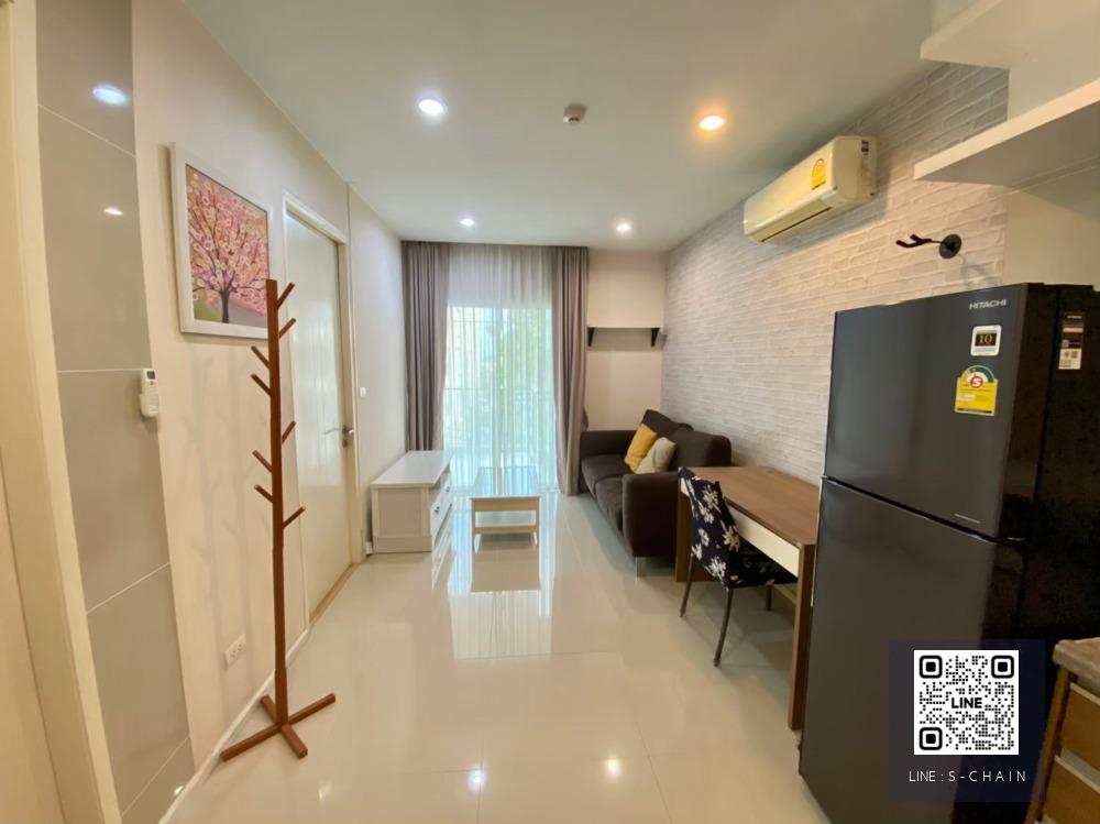 FOR RENT>> Happy Condo Ladprao 101>>  ตึก G ชั้น 4 ขนาด 41 m2 พร้อมที่จอดรถ เฟอร์นิเจอร์ครบ #LV-MO1342