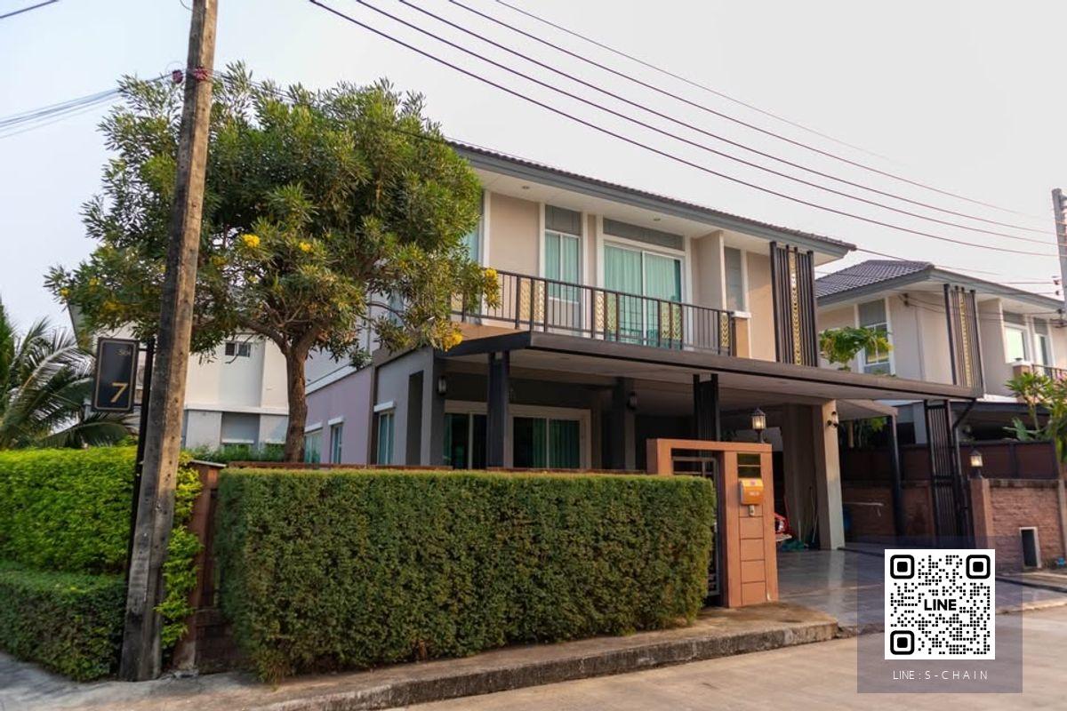 ✨📢HOME FOR RENT>> หมู่บ้านภัสสร เพรสทีจ ลุกซ์ พัฒนาการ🏡🌲 บ้านหลังมุม ตรงข้ามสระว่ายน้ำของหมู่บ้าน เฟอร์นิเจอร์บิวอินทั้งหลัง เดินทางสะดวก เข้า-ออกได้หลายเส้นทาง ใกล้ รร.เตรียมอุดมศึกษาพัฒนาการ #LV-MO1950