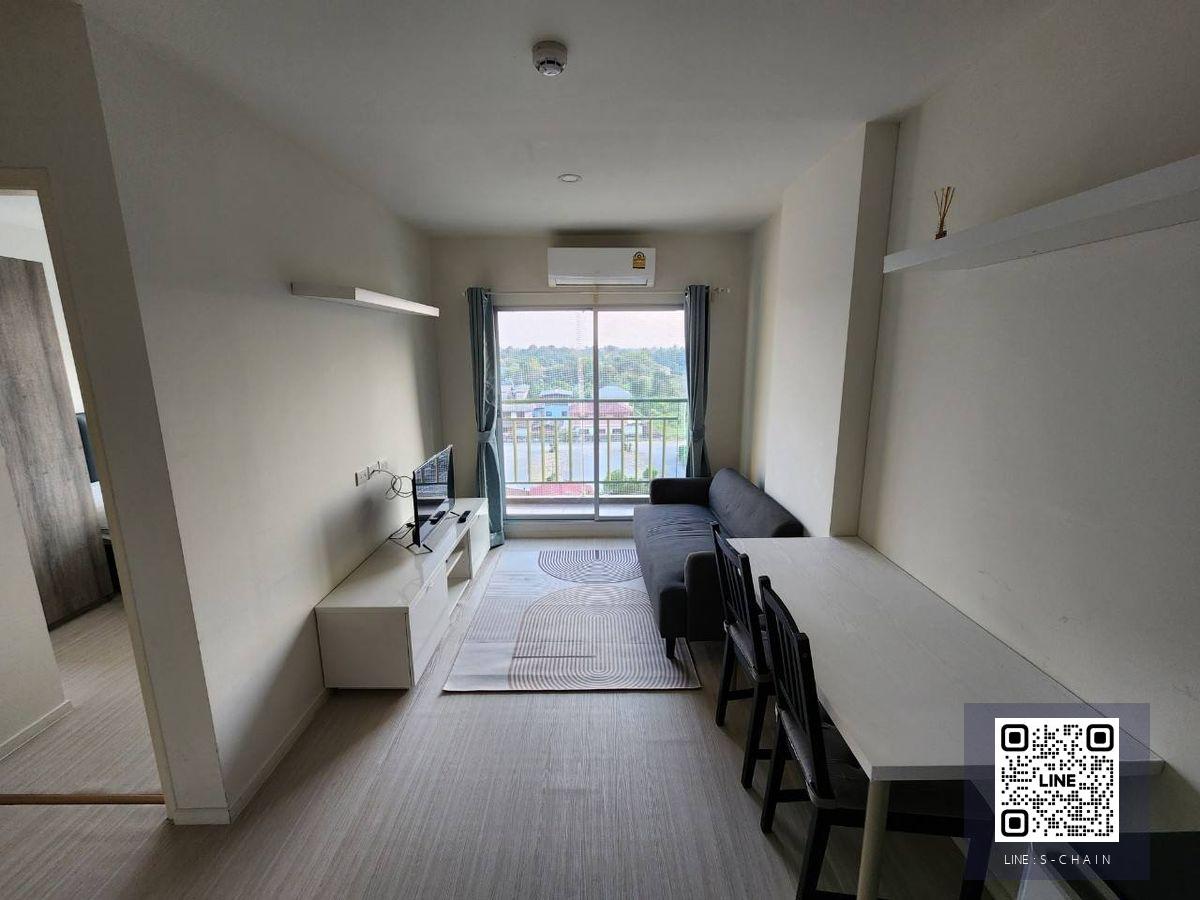 ✨FOR RENT>> Lumpini Riverview Pranangklao - Riverview>> 📢 เฟอร์ครบ พร้อมเข้าอยู่ อาคาร A1 ชั้น 7 วิวแม่น้ำ (ตำแหน่งหายาก) ขนาด 26 ตร.ม. รถไฟฟ้า MRT สายสีม่วง สถานีพระนั่งเกล้า #LV-MO1615