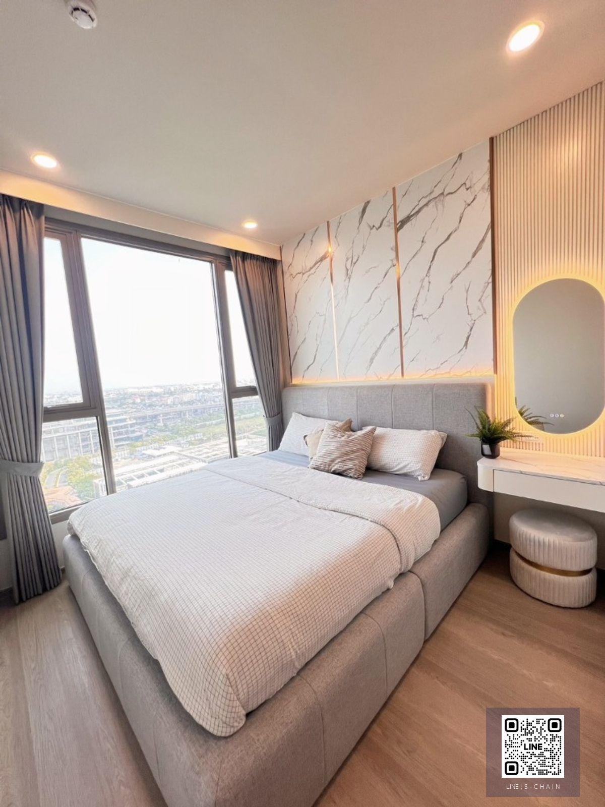 FOR RENT ⭐Whizdom The Forestias (Destinia) 🎉คอนโดหรู ความเป็นส่วนตัวสูงชั้น 16 ขนาด 35 ตร.ม เฟอร์นิเจอร์ตกแต่งครบ พร้อมเครื่องใช้ไฟฟ้า #LV-MO1645