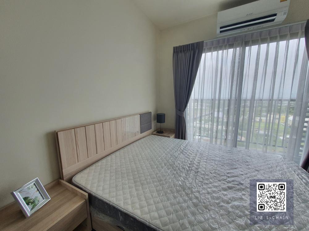 FOR RENT>> A Space Mega 2>> ชั้น 18 ขนาด 28.55 ตร.ม. เฟอร์นิเจอร์ครบ พร้อมเครื่องใช้ไฟฟ้า วิวโล่ง เย็นสบาย ใกล้ Mega บางนา #LV-MO455