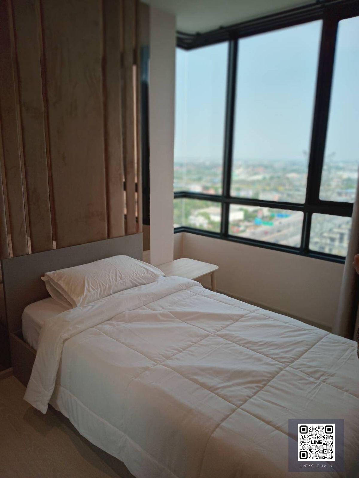 📢🔥FOR RENT ✨Noble Nue Mega Plus Bangna>> ห้องทิศตะวันออก แดดเช้าไม่ร้อน  ห้องสวย วิวดี ชั้น 22 ห้องมุม 2 ห้องนอน เฟอร์นิเจอร์ตกแต่งครบ #LV-MO1716