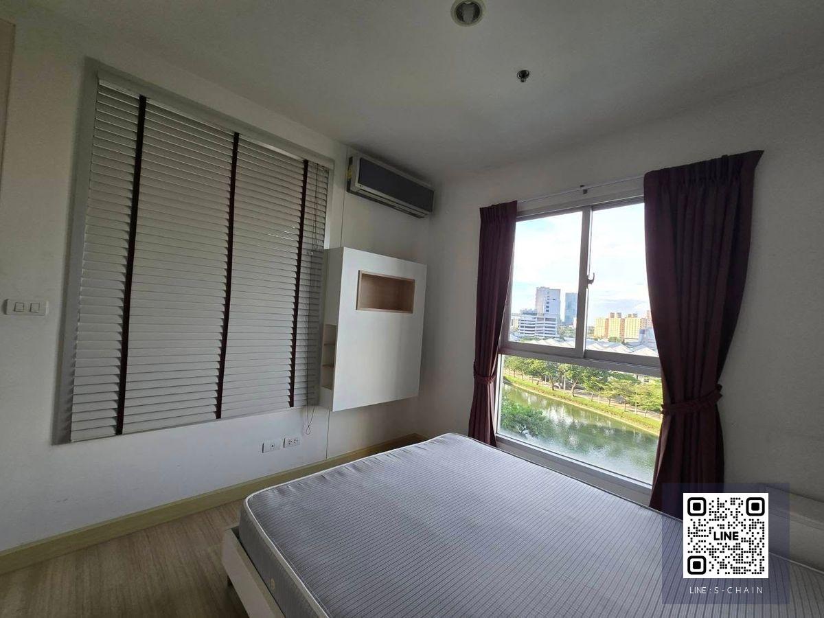 FOR RENT>> Parkland Srinakarin Lakside >> 🌈✨ ใกล้ MRT ศรีลาซาล ชั้น 8 วิวเลค และสระว่ายน้ำ ระเบียงหันเหนือ ห้องเย็นลมสบายตลอดปี  ห้องหน้ากว้าง วิวดี #LV-MO1803
