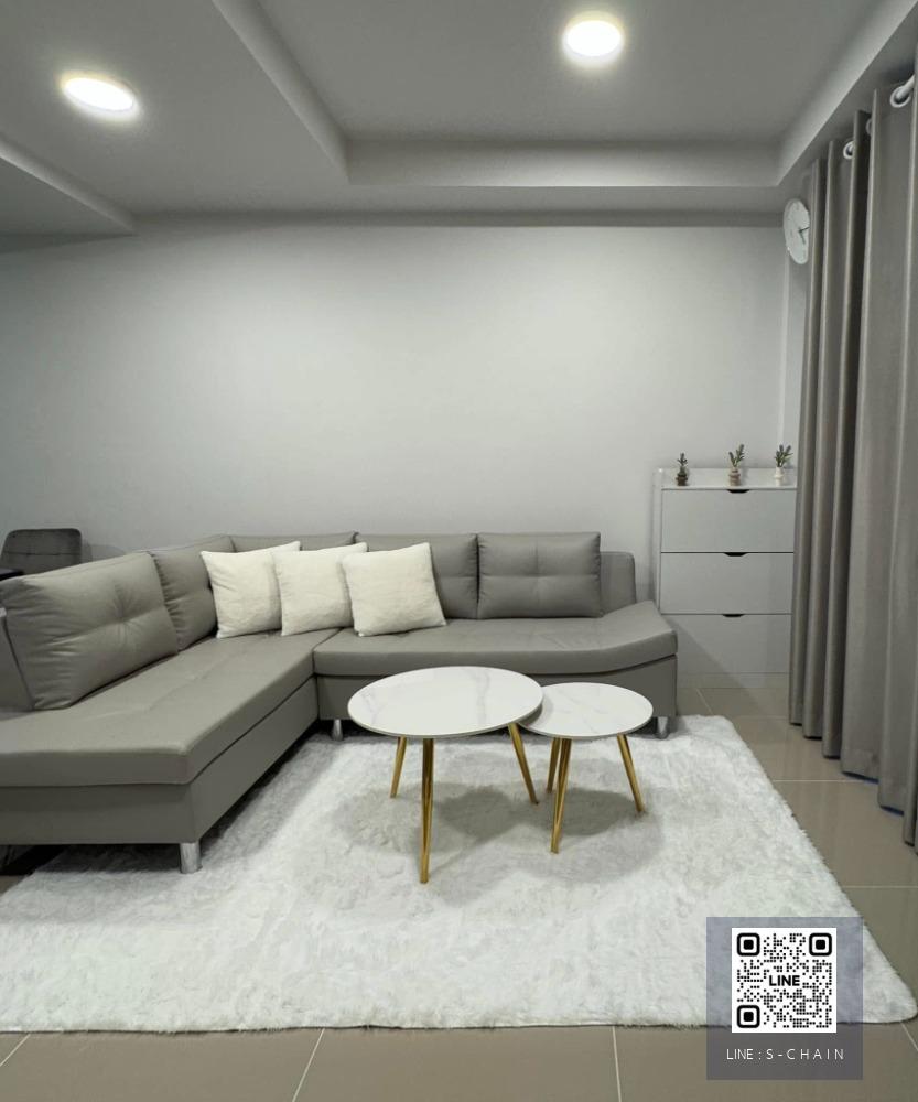 🏡☘️TOWN HOME FOR RENT>> Q Prime Sukhumvit 77>> ทาวน์โฮม 3 ชั้น บ้านใหม่ เฟอร์ครบ พร้อมเข้าอยู่  เดินทางสะดวก ใกล้ MRT ศรีนุช #LV-MO1141