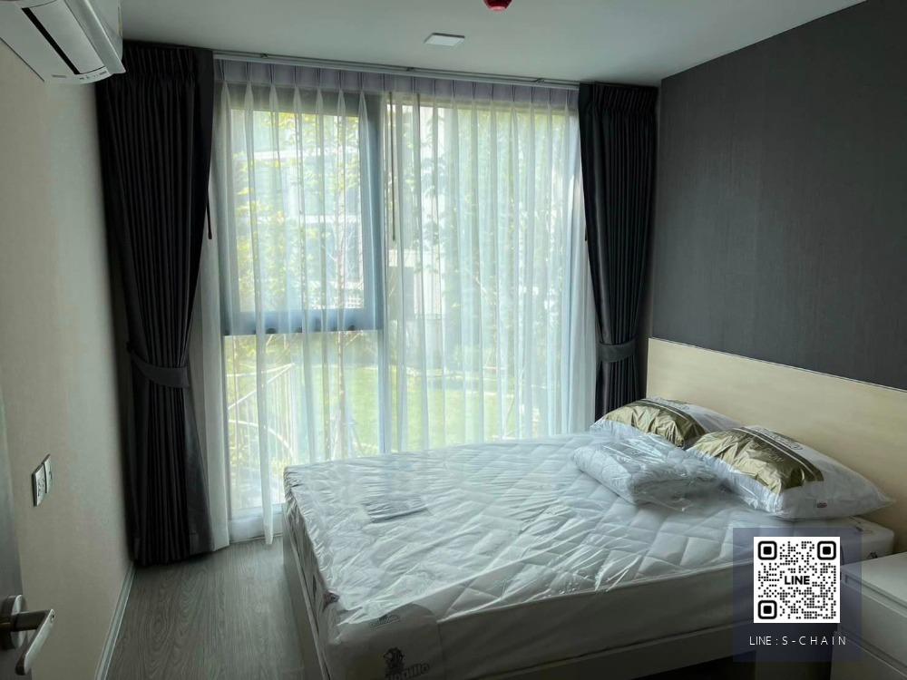 FOR RENT>> Atmoz Oasis Onnut>>  ตึก C ทิศเหนือ วิวฝั่งสวน ตอนบ่ายไม่โดนแดด ชั้น 2 เฟอร์นิเจอร์ครบ ใกล้รถไฟฟ้าสายสีเหลือง สถานีศรีนุช #LV-MO210