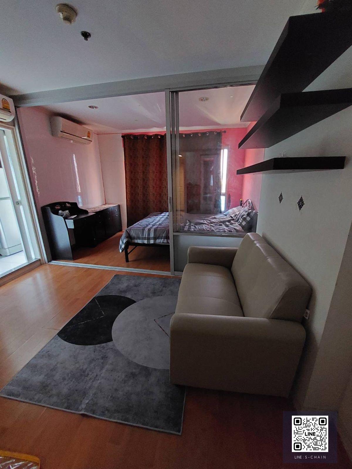 FOR RENT>> Lumpini Ville Ramkhamhaeng 44>> ใกล้ MRT ลำสาลี ชั้น 11-20 ขนาดห้อง 30 ตร.ม เฟอร์นิเจอร์ครบ #LV-MO1794