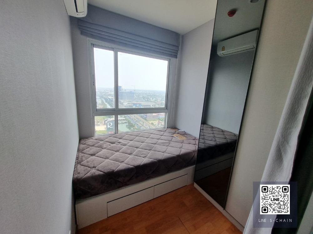 FOR RENT>> The President Sukhumvit - Samutprakarn>> ห้องมุม ขนาด 35 ตร.ม. ชั้น 27 เฟอร์นิเจอร์ครบ พร้อมเครื่องใช้ไฟฟ้า ติด BTS แพรกษา #LV-MO321