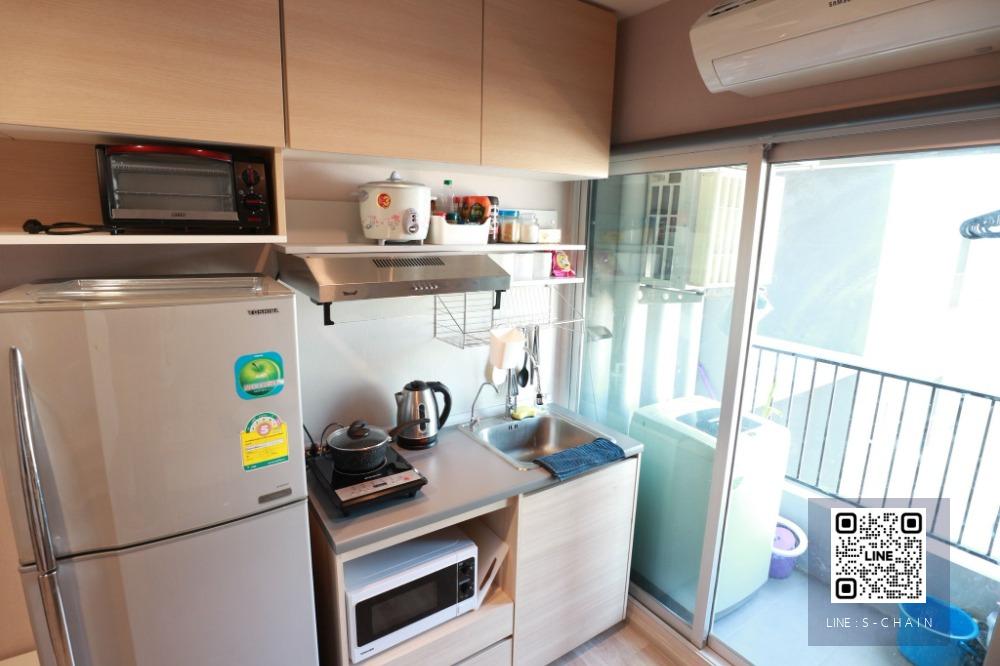 🌷FOR RENT>> Plum Condo Ramkhamhaeng Station>> ชั้น 7 ติดรถไฟฟ้า Airport link รามคำแหง ตกแต่งบิ้วอินตู้สวยมาก เครื่องใช้ไฟฟ้าครบ  #LV-MO1233