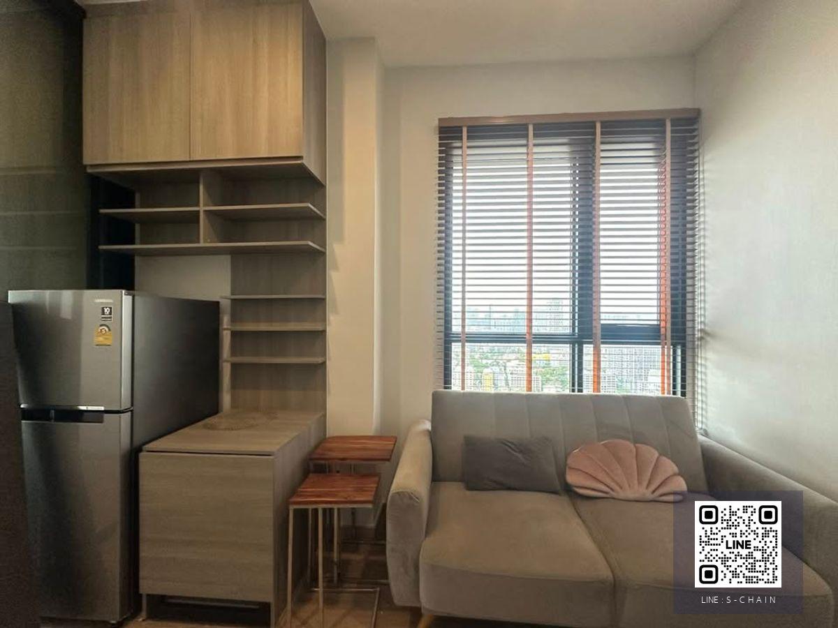 ⭐🚩FOR RENT>> Knightsbridge Prime Onnut 🌺ห้องมุม ชั้น34 ( สูงวิวสวย) ขนาดห้อง 32 ตรม. ❤️ ห้องสวย  เก็บรอยร้าวเรียบร้อย ใกล้ BTS อ่อนนุช #LV-MO1934