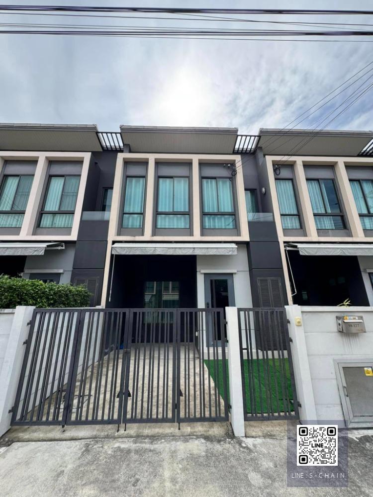 🍀🌈HOME FOR RENT>> Pleno Sukhumvit - Bangna>> ทาวน์โฮม 2 ชั้น หน้ากว้าง 5.5 เมตร  ขนาด 17.8 ตรว. 3 ห้องนอน บ้านสวย ตกแต่งพร้อมอยู่  #LV-MO1043