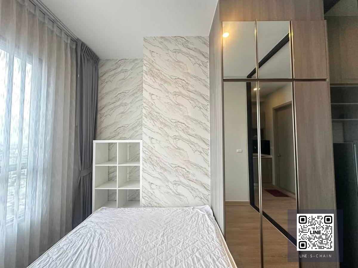⭐🚩FOR RENT>> Knightsbridge Prime Onnut 🌺ห้องมุม ชั้น34 ( สูงวิวสวย) ขนาดห้อง 32 ตรม. ❤️ ห้องสวย  เก็บรอยร้าวเรียบร้อย ใกล้ BTS อ่อนนุช #LV-MO1934