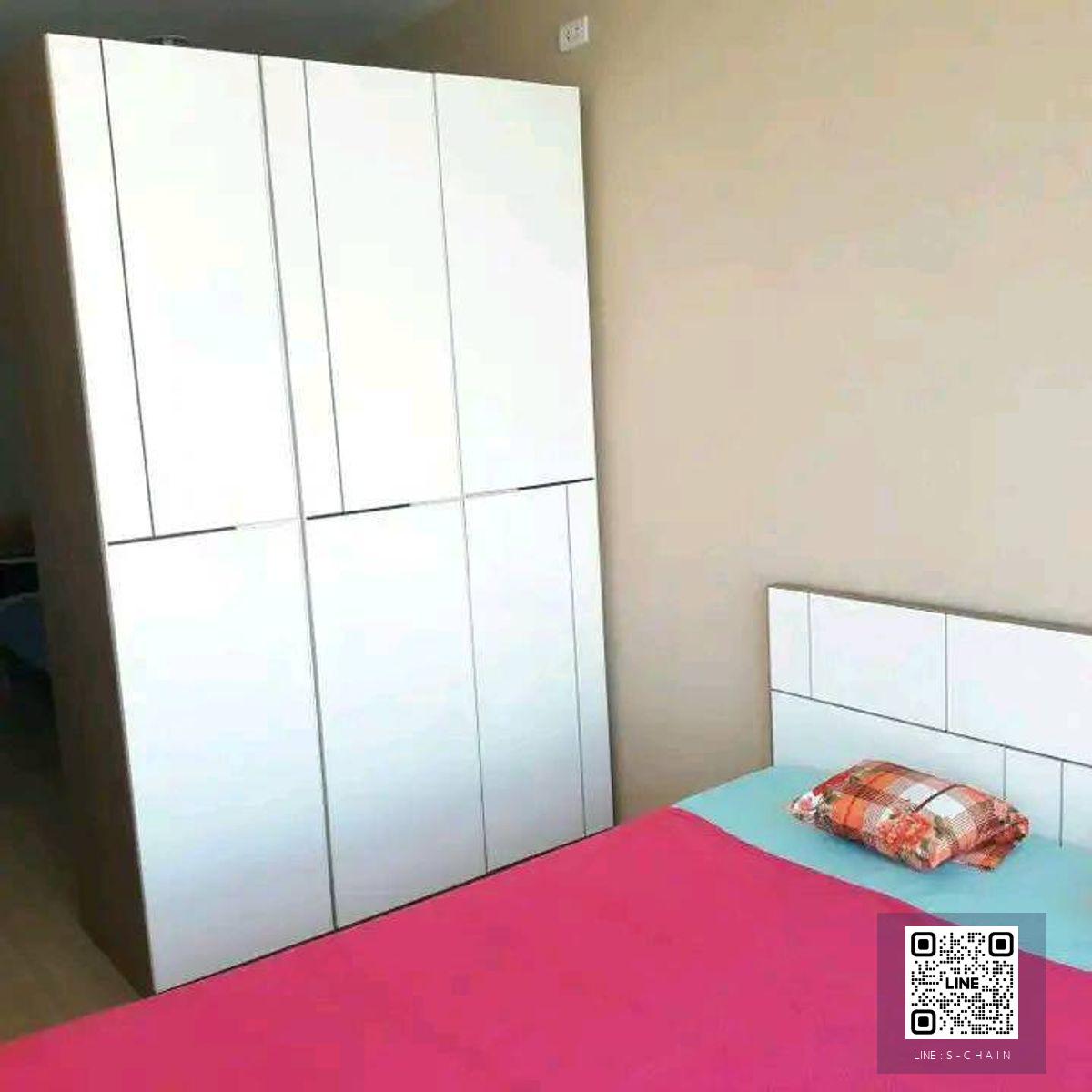 🔥FOR RENT📢Happy Condo Ladprao 101>> ✨ชั้น 7 ตึก G ห้อง Studio ห้องริม ติดบันไดหนีไฟ เฟอร์นิเจอร์ครบ พร้อมเครื่องใช้ไฟฟ้า ใกล้ Food Land #LV-MO1624