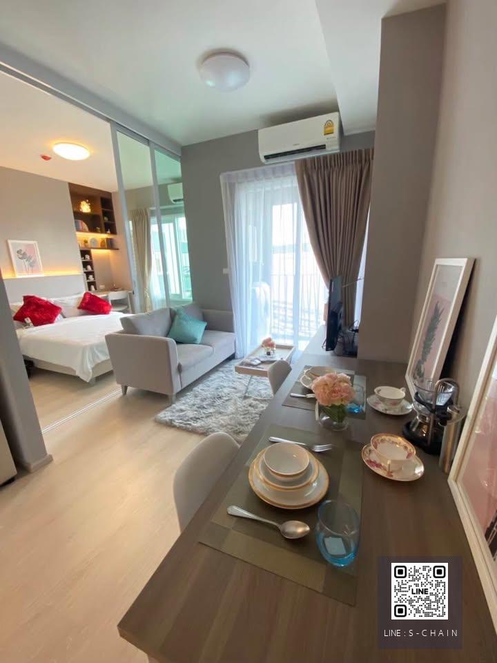 🔥FOR RENT>> 🎉Chapter One Eco Ratchada - Huaikwang>> ตึก G  ชั้น 8 บิ้วอินห้องนอน ห้องน้ำติดตั้งฉากกั้น ใกล้ MRT ห้วยขวาง #LV-MO1218