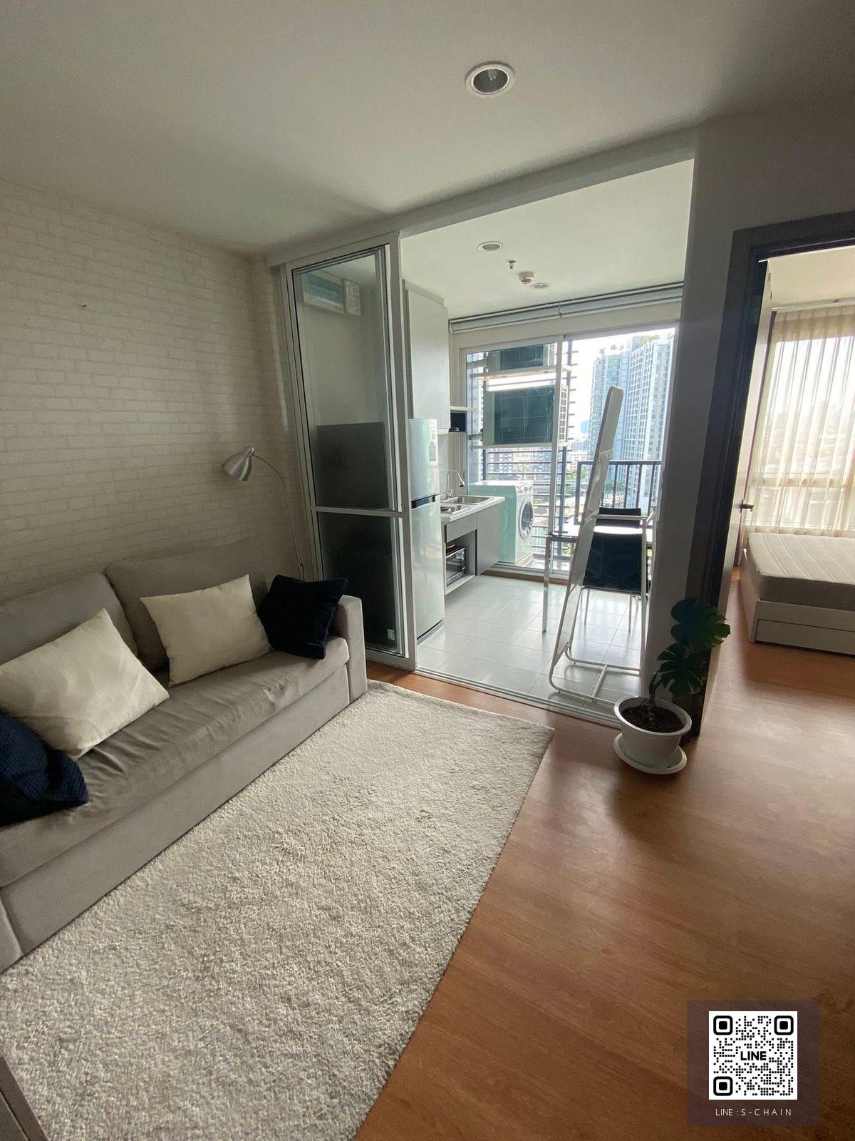 🌟FOR RENT🌈The Base Sukhumvit 77>> ใกล้ BTS อ่อนนุช ชั้น 17 ตึก B ทิศเหนือไม่ร้อน วิวสะพานแสนสิริ และ Habito เฟอร์นิเจอร์ครบพร้อมเครื่องใช้ไฟฟ้า #lv-mo1850