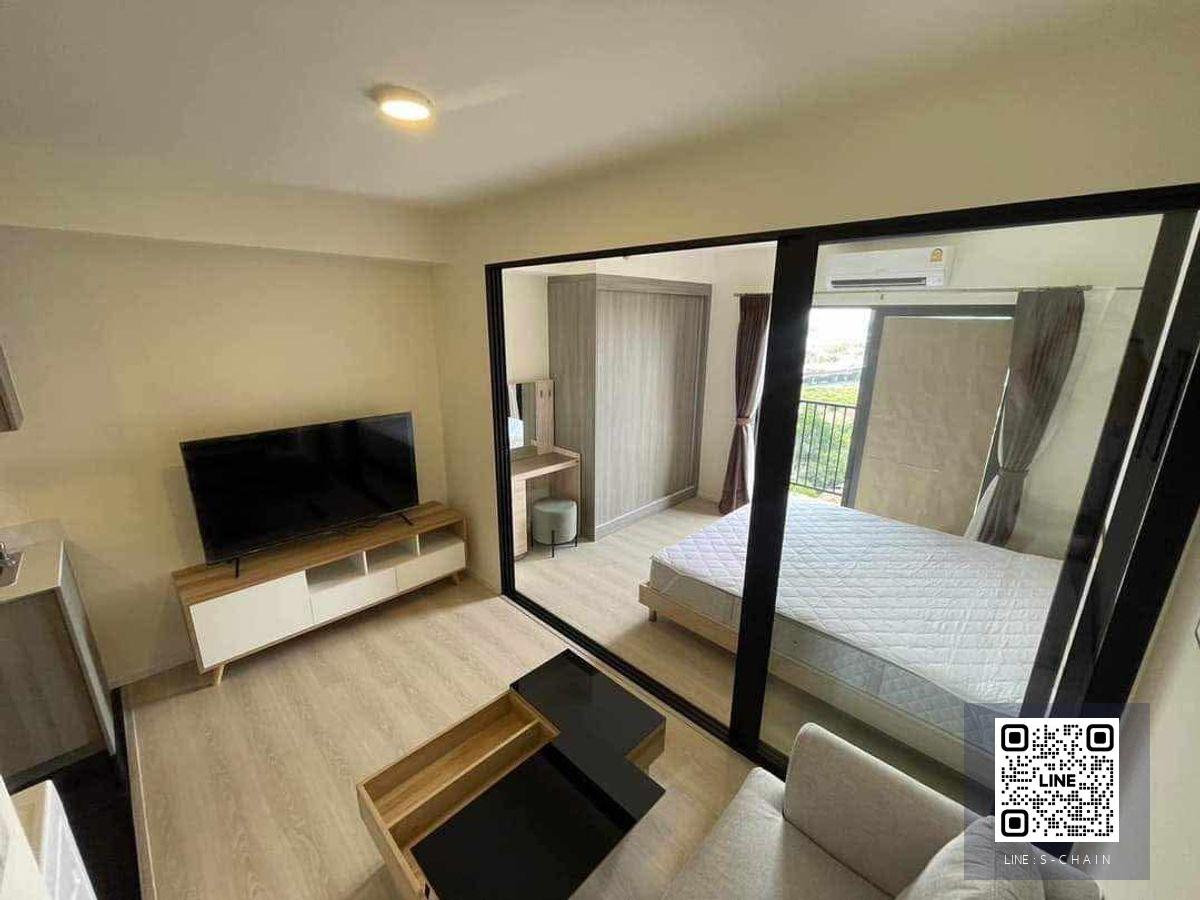 FOR RENT>> 📢A Space Mega 2>> ⭐ชั้น 12A วิวทางด่วน ใกล้ IKEA ตึกใหม่ ห้องใหม่ เงียบสงบ ทิศใต้ ลมโกรก พร้อมเฟอร์ เครื่องใช้ไฟฟ้าครบ #LV-MO1656