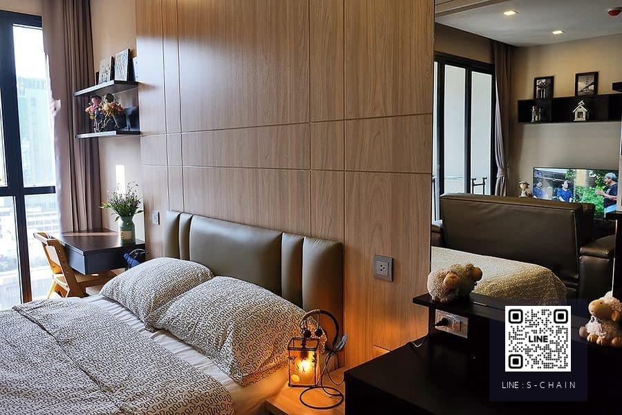 🌈FOR RENT>> Ashton Asoke>> 🎊1 Bedroom ห้องมุม ชั้น 18 เดินทางสะดวก ใกล้ BTS อโศก MRT สุขุมวิท ตกแต่งสวยจัดเต็ม #LV-MO1129