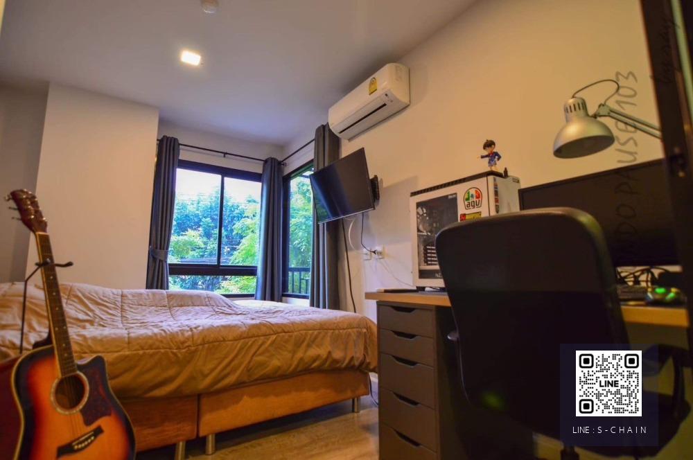 FOR RENT>> Pause Sukhumvit 103>> ชั้น 2 ห้องสวย ตกแต่งพร้อมอยู่ เครื่องใช้ไฟฟ้าครบ ใกล้ BTS อุดมสุข #LV-MO299