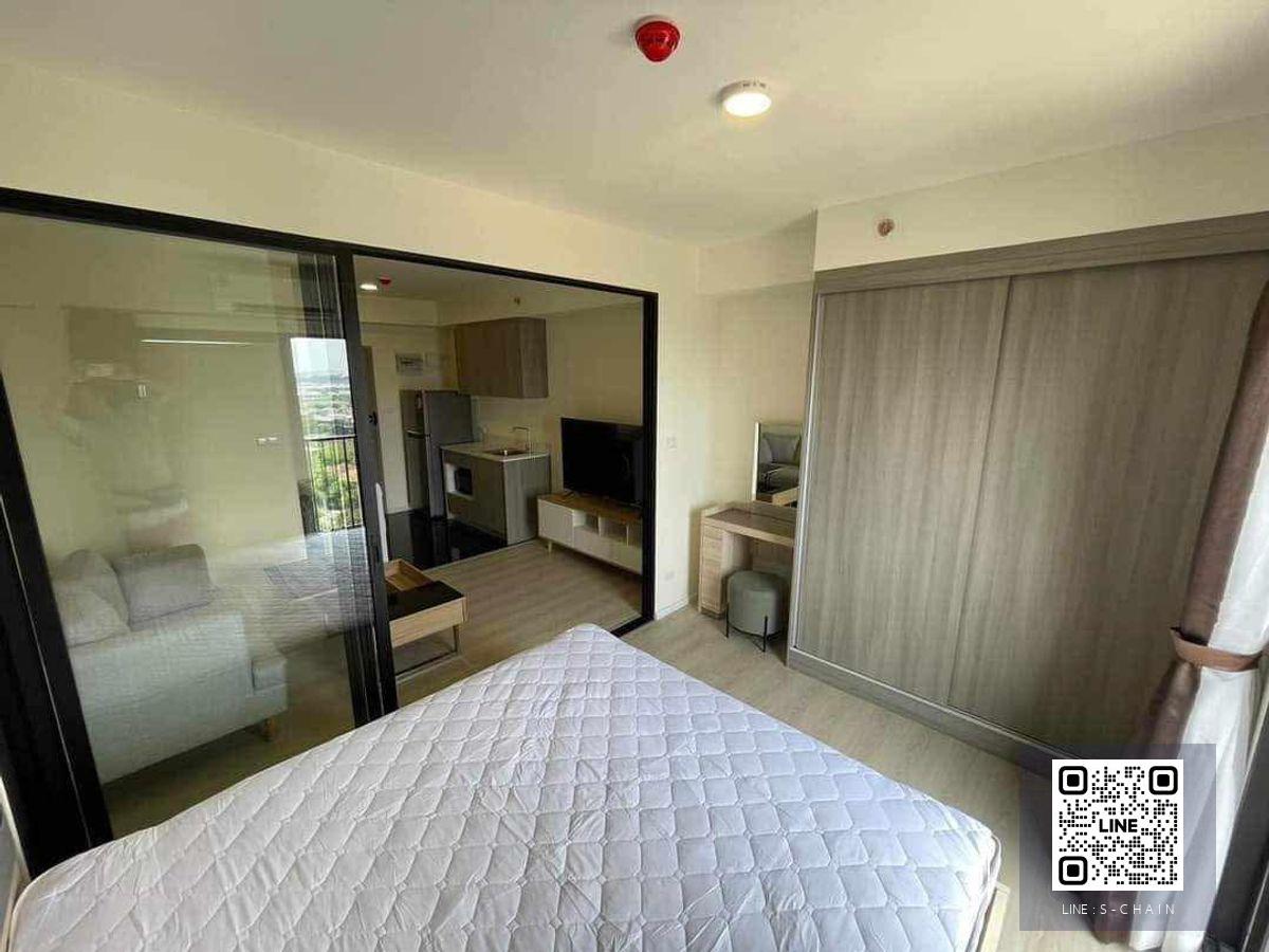 FOR RENT>> 📢A Space Mega 2>> ⭐ชั้น 12A วิวทางด่วน ใกล้ IKEA ตึกใหม่ ห้องใหม่ เงียบสงบ ทิศใต้ ลมโกรก พร้อมเฟอร์ เครื่องใช้ไฟฟ้าครบ #LV-MO1656