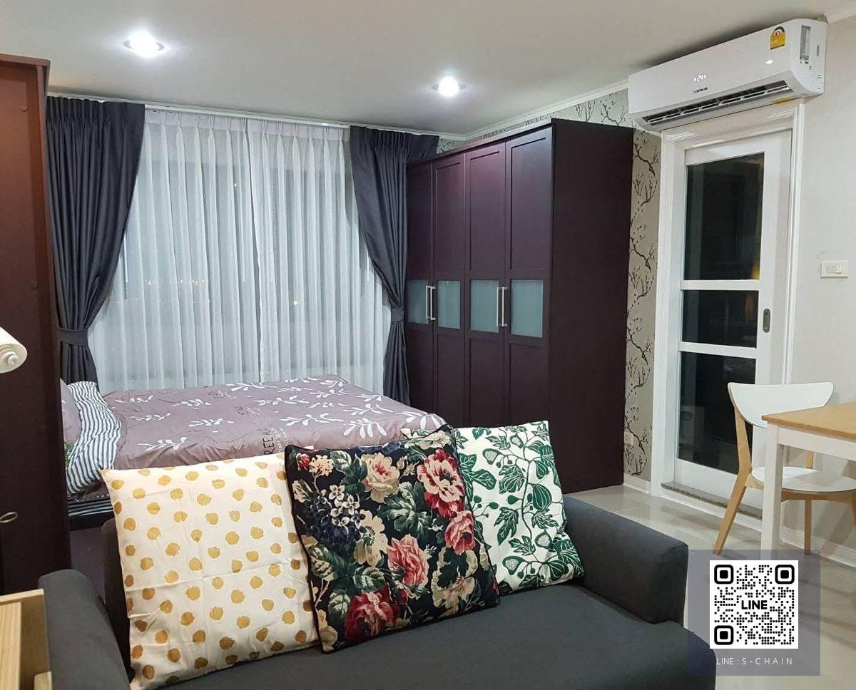 📢✨FOR RENT>> Lumpini Ville Sukhumvit 77>> ห้อง Studio ชั้น 16 ตึก 2 เฟอร์นิเจอร์ครบพร้อมเครื่องใช้ไฟฟ้า ใกล้ BTS อ่อนนุช #LV-MO1986