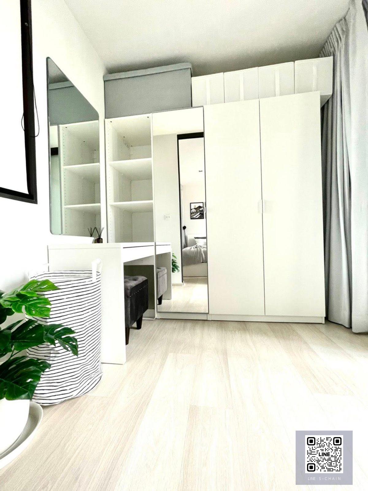 📢FOR REN >> Life One Wireless ✨🌷ชั้น 29 วิว Central Embassy ทิศใต้แต่ไม่ร้อนเพราะมีมุมตึกบังแสงอาทิตย์ช่วงบ่าย 🌸ตกแต่งสไตล์เกาหลี สีขาว น่ารัก ใกล้  BTS เพลินจิต #LV-MO1916