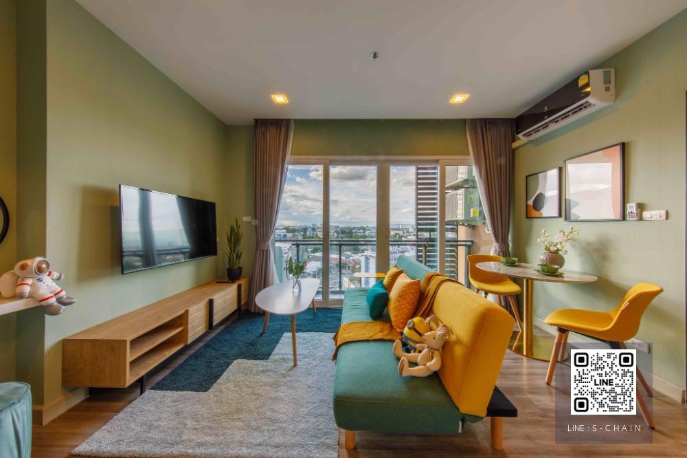 FOR RENT>> The Prio Condo Chiangmai>> เดินทางสะดวก เดินไปโรบินสันได้ ชั้น 13 ระเบียงวิวดอยสุเทพ #LV-M074