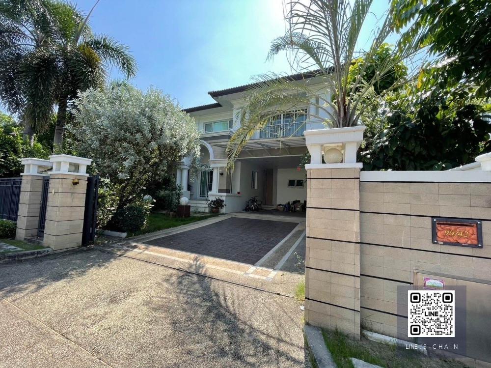 HOME FOR RENT>> หมู่บ้านนันทวัน สุวรรณภูมิ >> บ้านเดี่ยว 2 ชั้น เดินทางสะดวก #MO-2099