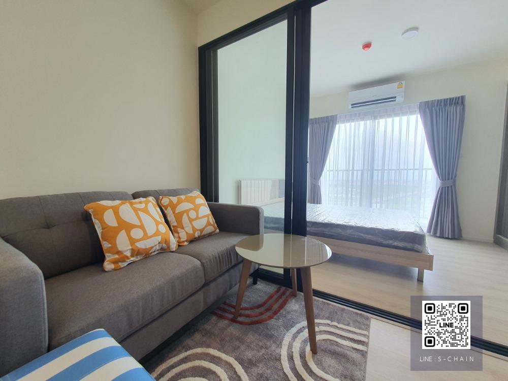 FOR RENT>> A Space Mega 2>> ชั้น 18 ขนาด 28.55 ตร.ม. เฟอร์นิเจอร์ครบ พร้อมเครื่องใช้ไฟฟ้า วิวโล่ง เย็นสบาย ใกล้ Mega บางนา #LV-MO455