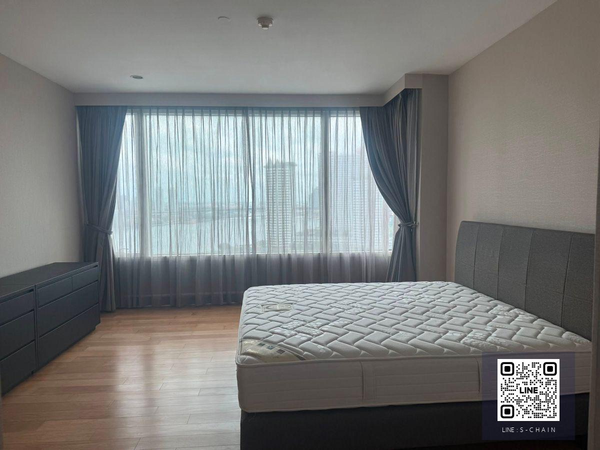 FOR RENT>> Watermark Chaopraya River>> ขนาด 144 ตรม  3 ห้องนอน 4 ห้องน้ำ ชั้น 20 ตึก B วิวแม่น้ำ ใกล้ BTS สะพานตากสิน/กรุงธนบุรี #LV-MO1852